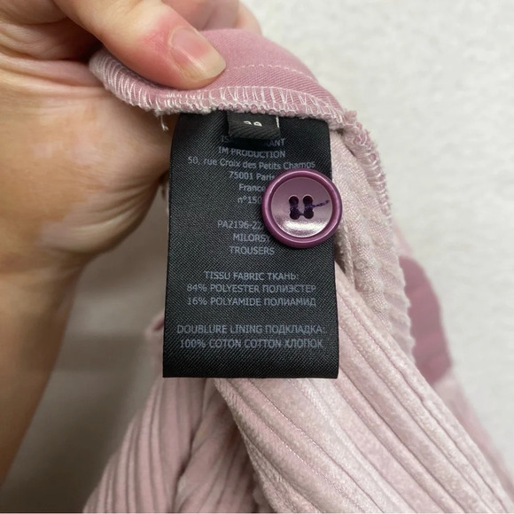 Isabel Marant SUIT SET Pink Corduroy 38 Milorsy Pant Malyake Jacket Blazer NWT - Picture 12 of 16